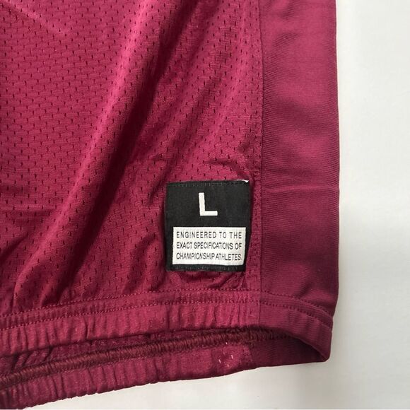 NWT Nike Jersey Men’s Size Large Burgundy Football Practice - Picture 3 of 10